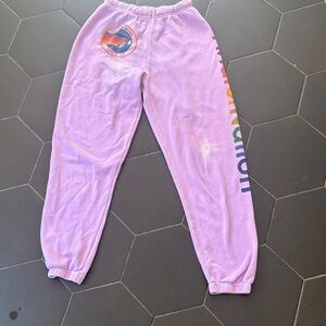 Aviator Nation Lavender sweat pants size small women’s